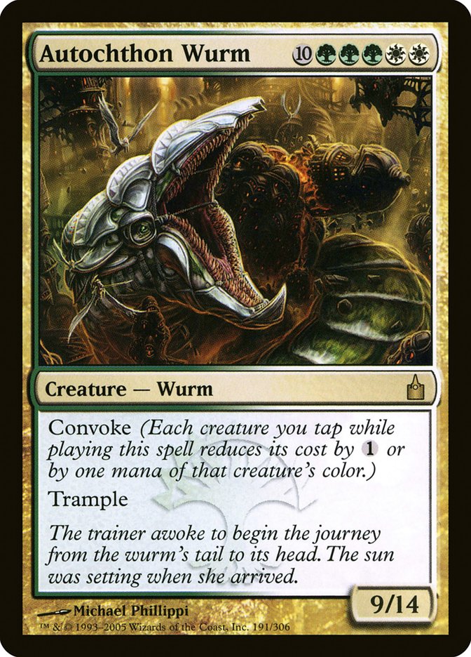 Autochthon Wurm [Ravnica: City of Guilds] - The Mythic Store | 24h Order Processing