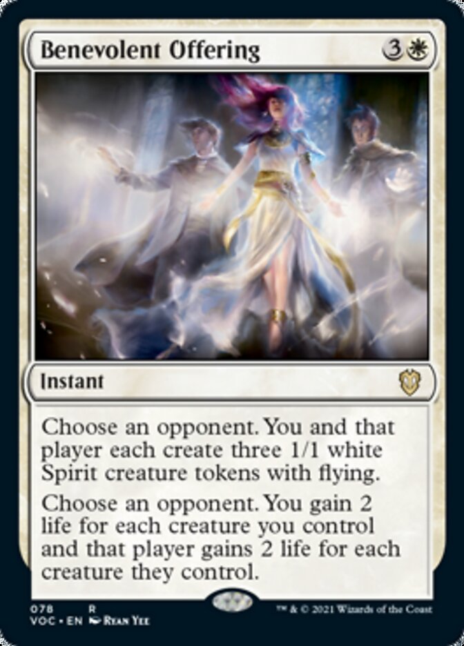 Benevolent Offering [Innistrad: Crimson Vow Commander] - The Mythic Store | 24h Order Processing