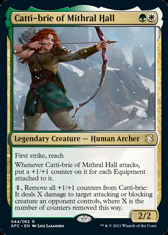 Catti-brie of Mithral Hall [Dungeons & Dragons: Adventures in the Forgotten Realms Commander] - The Mythic Store | 24h Order Processing