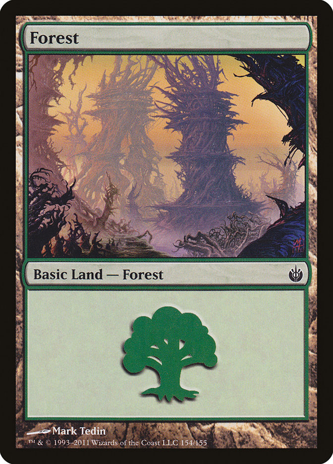 Forest (154) [Mirrodin Besieged] - The Mythic Store | 24h Order Processing
