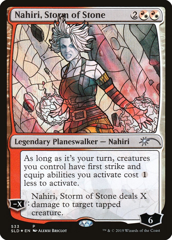 Nahiri, Storm of Stone (Stained Glass) [Secret Lair Drop Promos] - The Mythic Store | 24h Order Processing