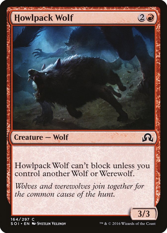 Howlpack Wolf [Shadows over Innistrad] - The Mythic Store | 24h Order Processing