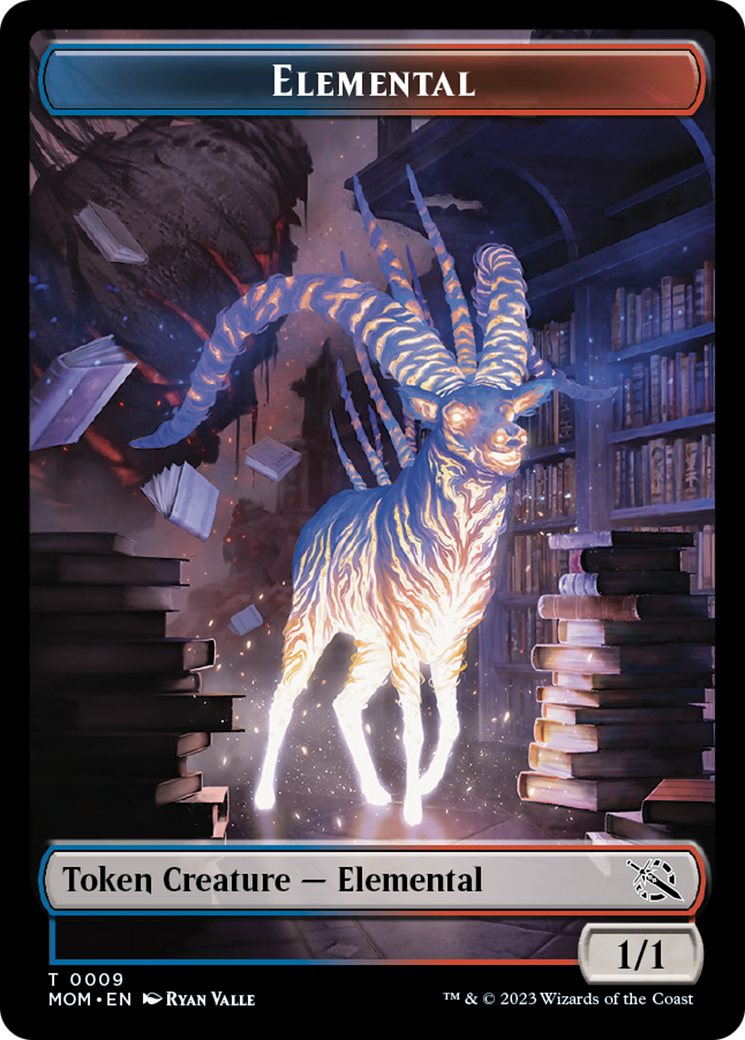 Elemental (9) // Spirit (14) Double-Sided Token [March of the Machine Tokens] - The Mythic Store | 24h Order Processing