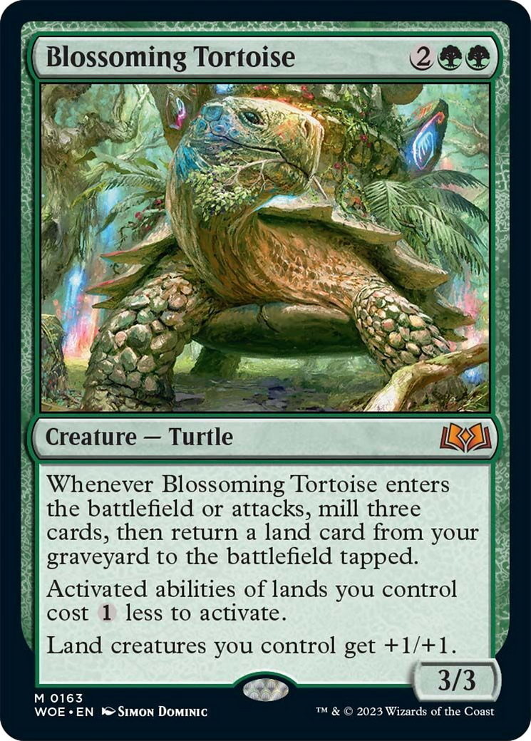 Blossoming Tortoise [Wilds of Eldraine] - The Mythic Store | 24h Order Processing