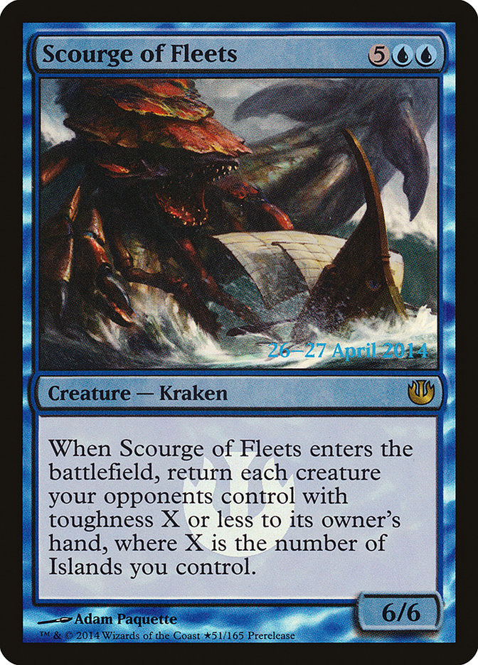 Scourge of Fleets [Journey into Nyx Prerelease Promos] - The Mythic Store | 24h Order Processing