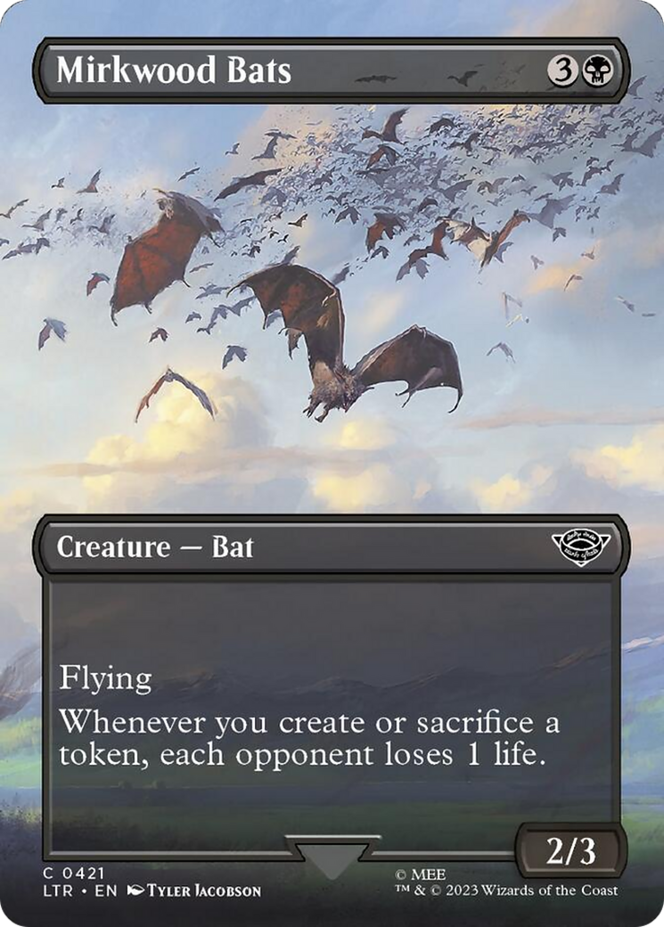 Mirkwood Bats (Borderless Alternate Art) [The Lord of the Rings: Tales of Middle-Earth] - The Mythic Store | 24h Order Processing