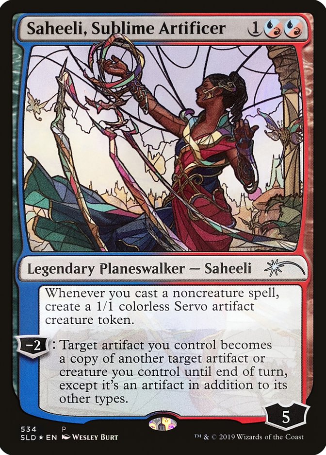 Saheeli, Sublime Artificer (Stained Glass) [Secret Lair Drop Promos] - The Mythic Store | 24h Order Processing