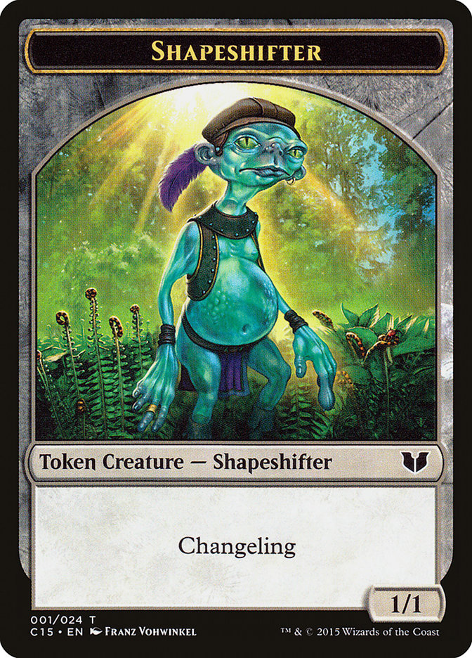 Shapeshifter // Shapeshifter Double-Sided Token [Commander 2015 Tokens] - The Mythic Store | 24h Order Processing