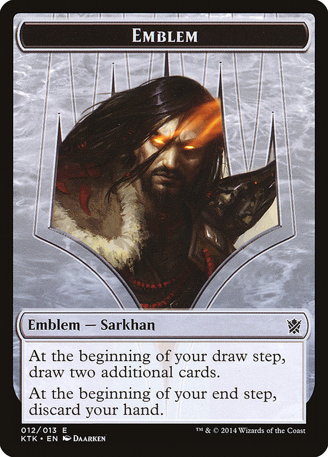 Sarkhan, the Dragonspeaker Emblem [Khans of Tarkir Tokens] - The Mythic Store | 24h Order Processing
