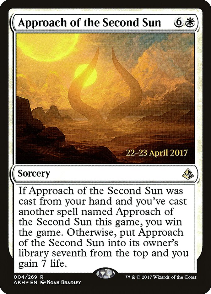 Approach of the Second Sun [Amonkhet Prerelease Promos] - The Mythic Store | 24h Order Processing