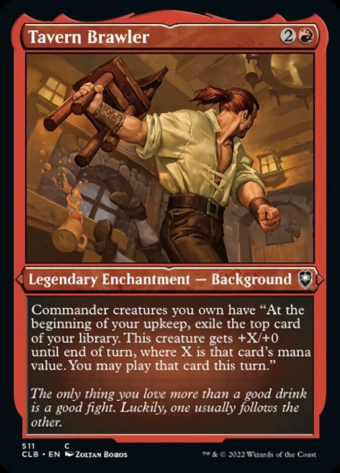Tavern Brawler (Foil Etched) [Commander Legends: Battle for Baldur's Gate] - The Mythic Store | 24h Order Processing