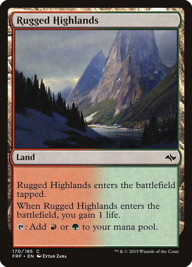 Rugged Highlands [Fate Reforged] - The Mythic Store | 24h Order Processing