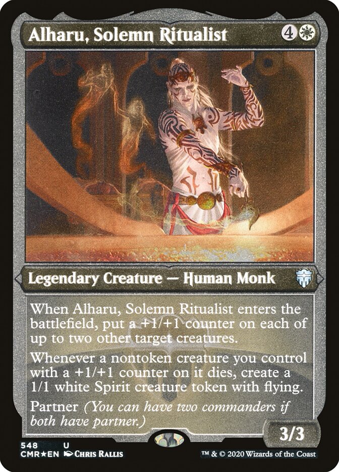 Alharu, Solemn Ritualist (Etched) [Commander Legends] - The Mythic Store | 24h Order Processing