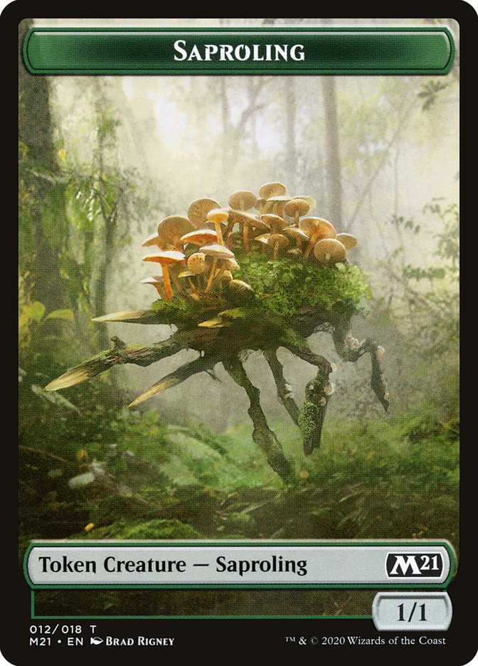 Angel // Saproling Double-Sided Token [Core Set 2021 Tokens] - The Mythic Store | 24h Order Processing