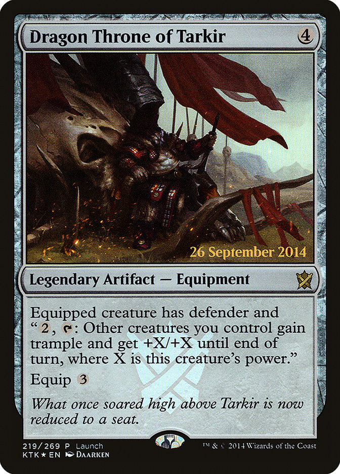 Dragon Throne of Tarkir (Launch) [Khans of Tarkir Prerelease Promos] - The Mythic Store | 24h Order Processing