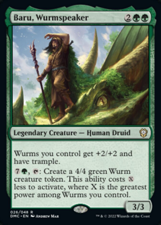 Baru, Wurmspeaker [Dominaria United Commander] - The Mythic Store | 24h Order Processing