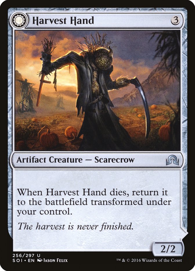 Harvest Hand // Scrounged Scythe [Shadows over Innistrad] - The Mythic Store | 24h Order Processing