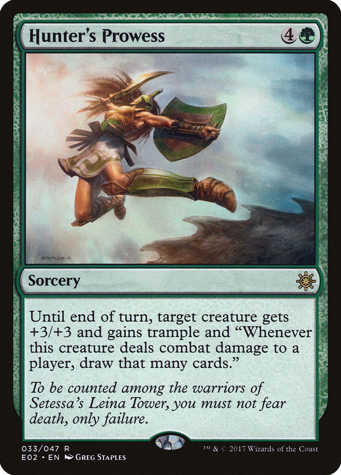 Hunter's Prowess [Explorers of Ixalan] - The Mythic Store | 24h Order Processing