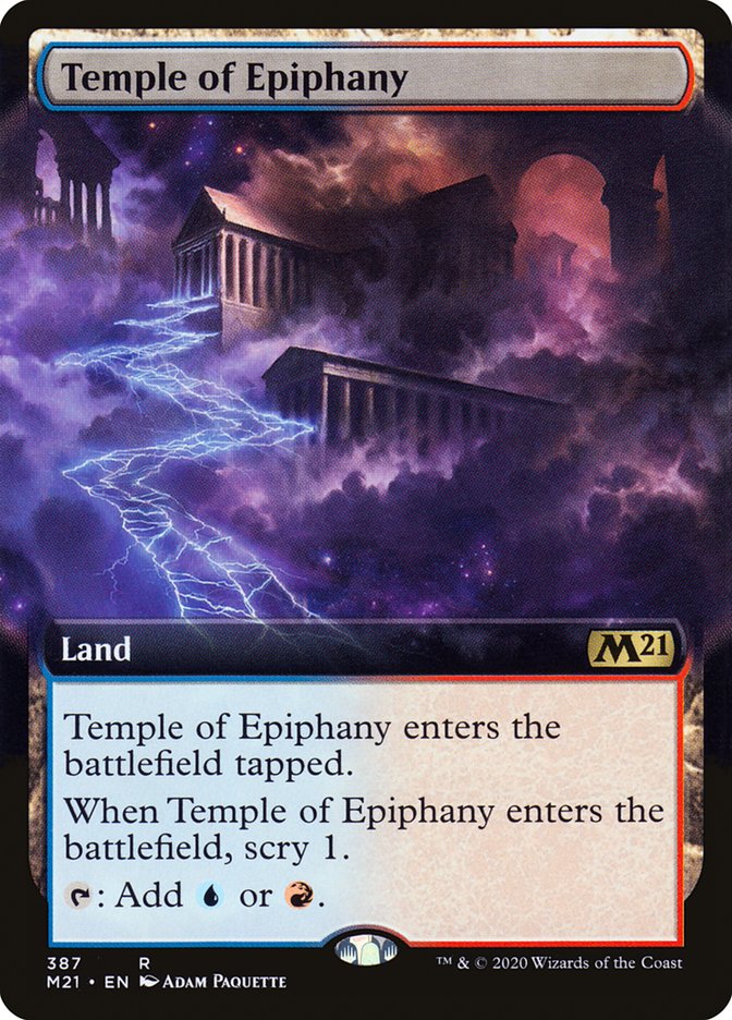 Temple of Epiphany (Extended Art) [Core Set 2021] - The Mythic Store | 24h Order Processing