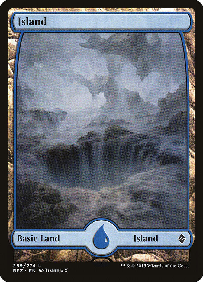 Island (259) (Full Art) [Battle for Zendikar] - The Mythic Store | 24h Order Processing