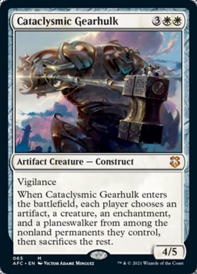 Cataclysmic Gearhulk [Dungeons & Dragons: Adventures in the Forgotten Realms Commander] - The Mythic Store | 24h Order Processing