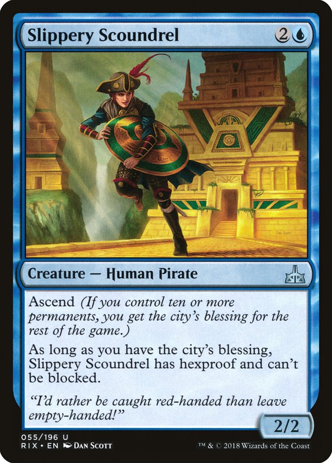 Slippery Scoundrel [Rivals of Ixalan] - The Mythic Store | 24h Order Processing