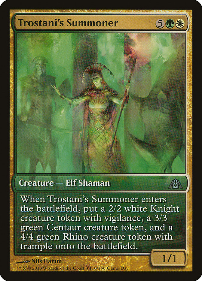Trostani's Summoner (Game Day) [Dragon's Maze Promos] - The Mythic Store | 24h Order Processing