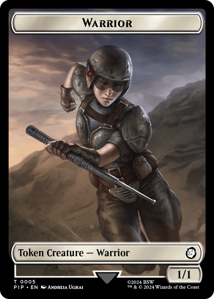 Soldier (0010) // Warrior Double-Sided Token [Fallout Tokens] - The Mythic Store | 24h Order Processing
