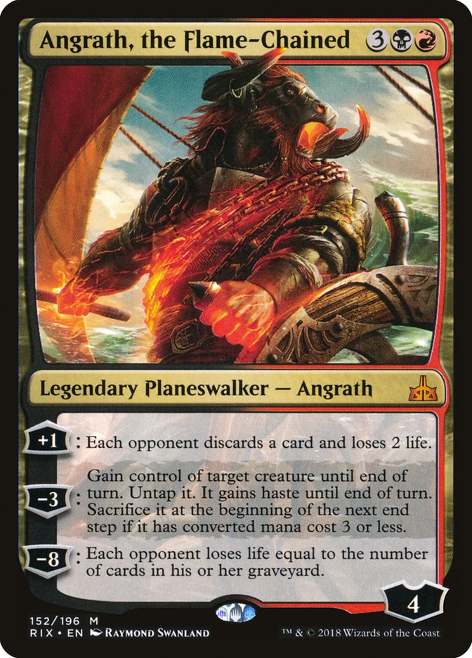 Angrath, the Flame-Chained [Rivals of Ixalan] - The Mythic Store | 24h Order Processing