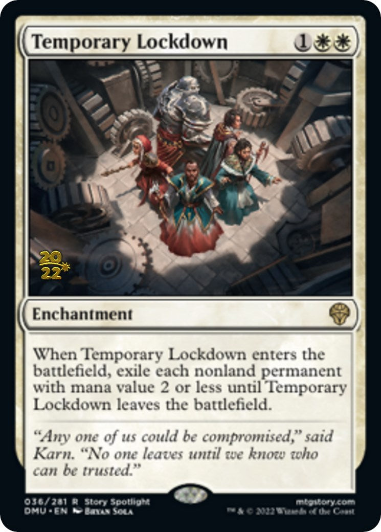 Temporary Lockdown [Dominaria United Prerelease Promos] - The Mythic Store | 24h Order Processing