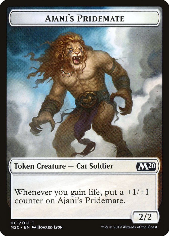 Ajani's Pridemate Token [Core Set 2020 Tokens] - The Mythic Store | 24h Order Processing