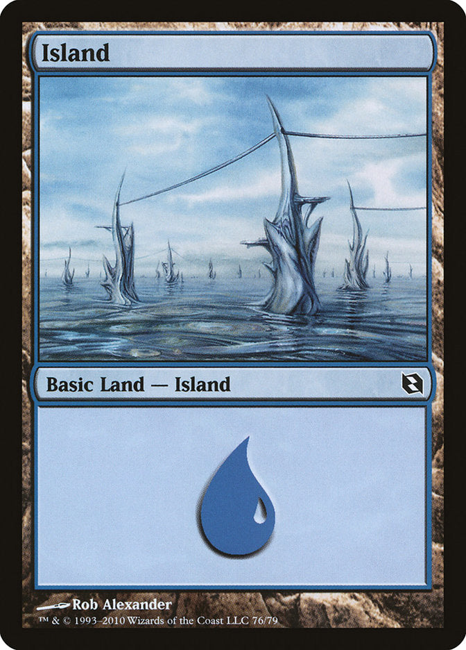 Island (76) [Duel Decks: Elspeth vs. Tezzeret] - The Mythic Store | 24h Order Processing