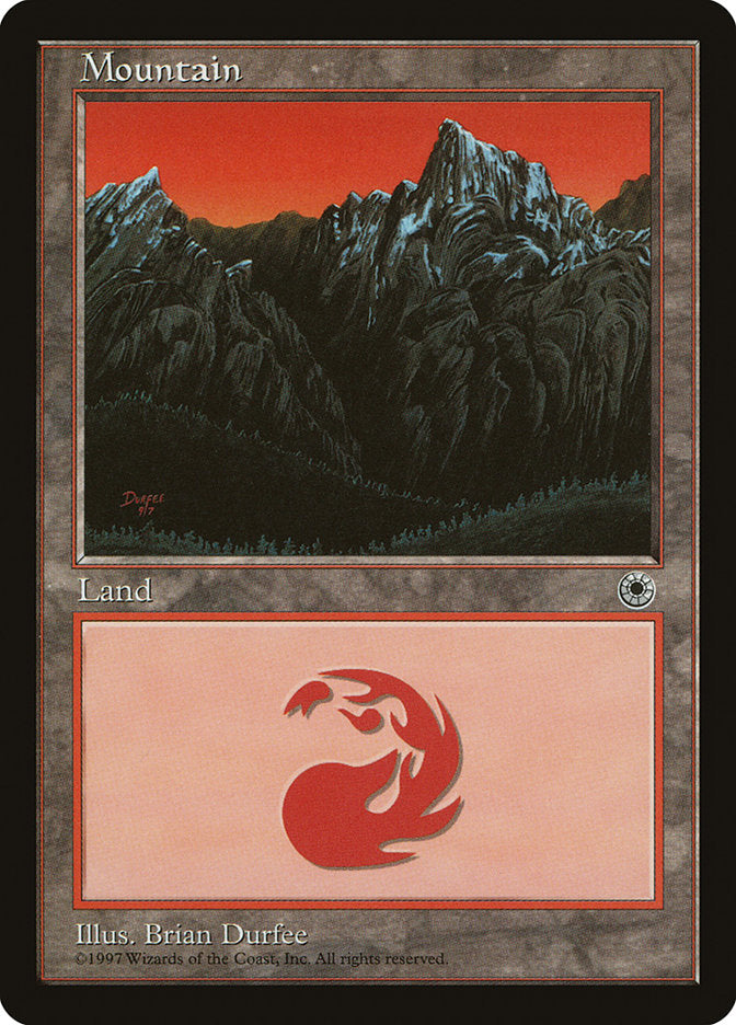 Mountain (9/7 Signature / Peak on Left) [Portal] - The Mythic Store | 24h Order Processing