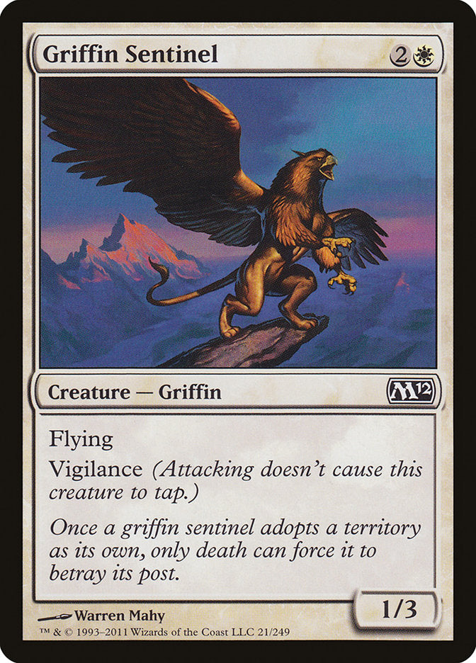 Griffin Sentinel [Magic 2012] - The Mythic Store | 24h Order Processing
