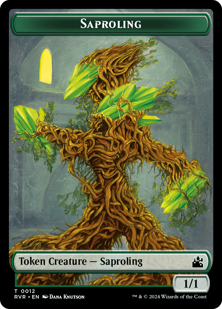 Saproling // Goblin (0009) Double-Sided Token [Ravnica Remastered Tokens] - The Mythic Store | 24h Order Processing