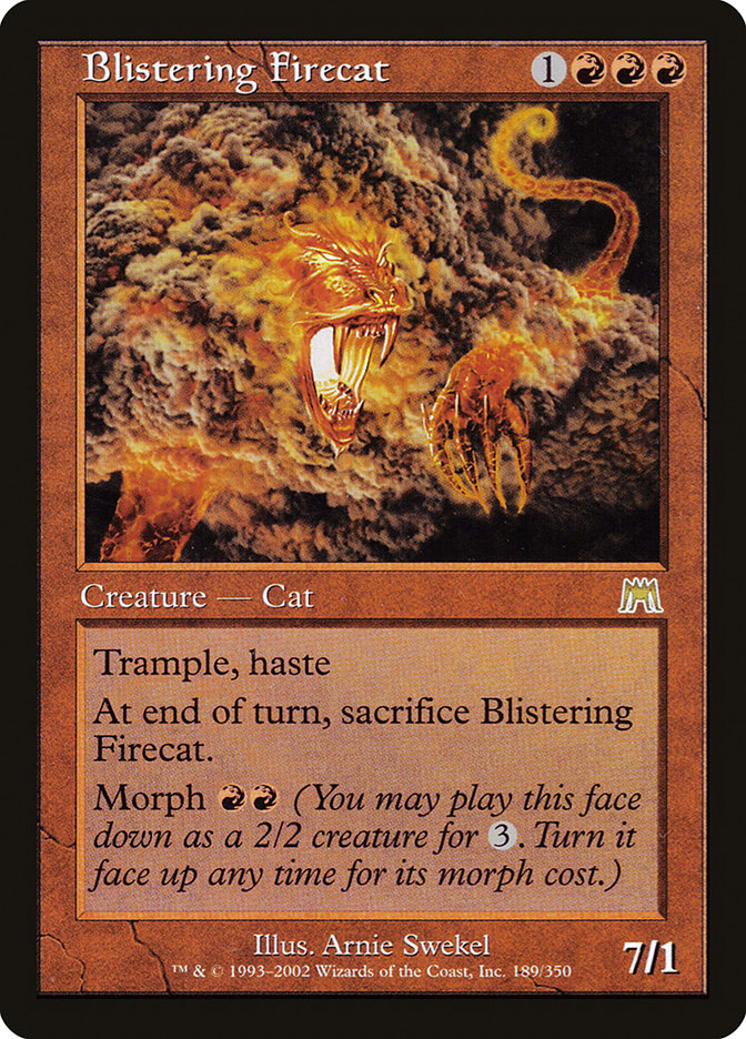 Blistering Firecat [Onslaught] - The Mythic Store | 24h Order Processing