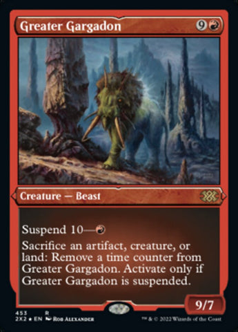 Greater Gargadon (Foil Etched) [Double Masters 2022] - The Mythic Store | 24h Order Processing