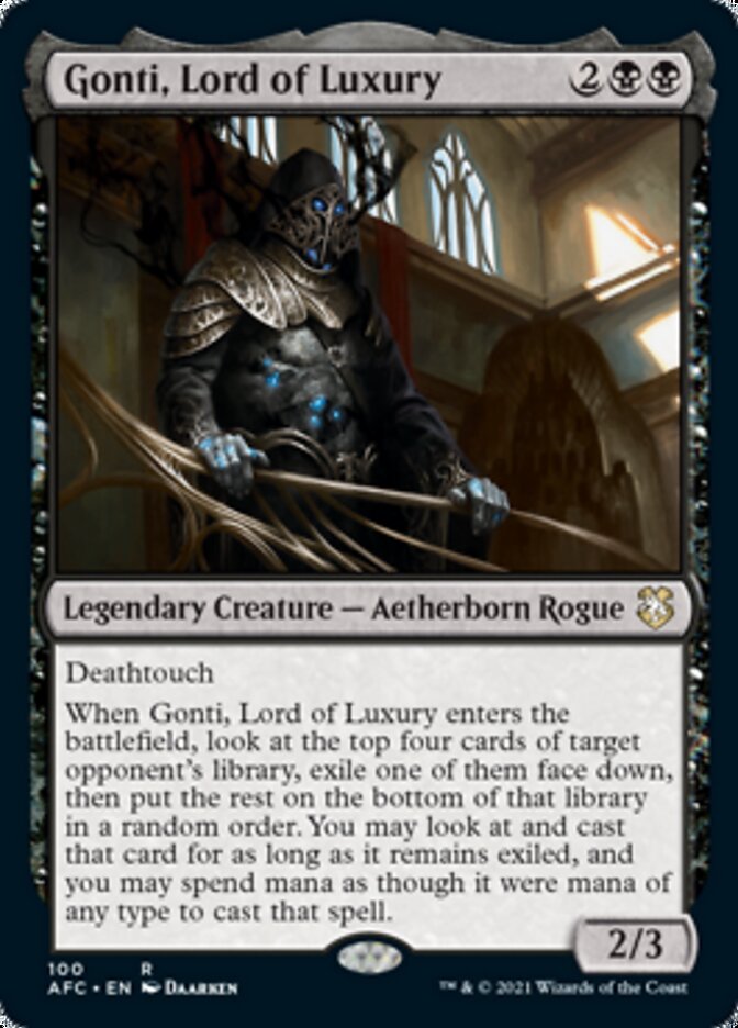 Gonti, Lord of Luxury [Dungeons & Dragons: Adventures in the Forgotten Realms Commander] - The Mythic Store | 24h Order Processing