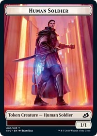 Human Soldier (005) // Zombie Double-Sided Token [Commander 2020 Tokens] - The Mythic Store | 24h Order Processing