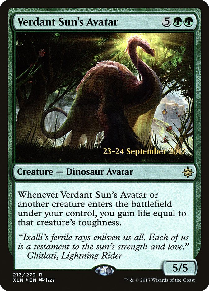 Verdant Sun's Avatar [Ixalan Prerelease Promos] - The Mythic Store | 24h Order Processing