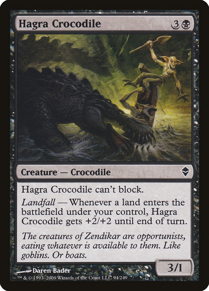 Hagra Crocodile [Zendikar] - The Mythic Store | 24h Order Processing