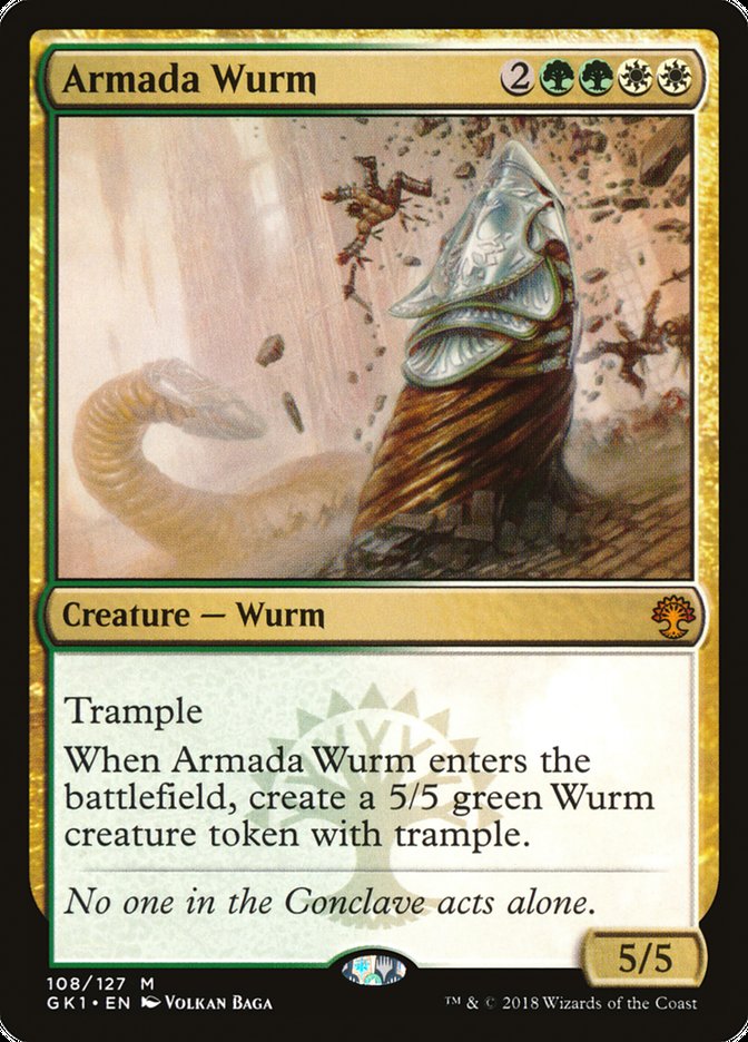 Armada Wurm [Guilds of Ravnica Guild Kit] - The Mythic Store | 24h Order Processing