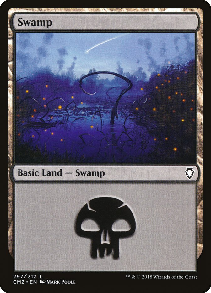 Swamp (297) [Commander Anthology Volume II] - The Mythic Store | 24h Order Processing
