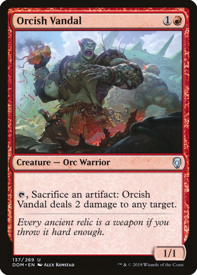 Orcish Vandal [Dominaria] - The Mythic Store | 24h Order Processing
