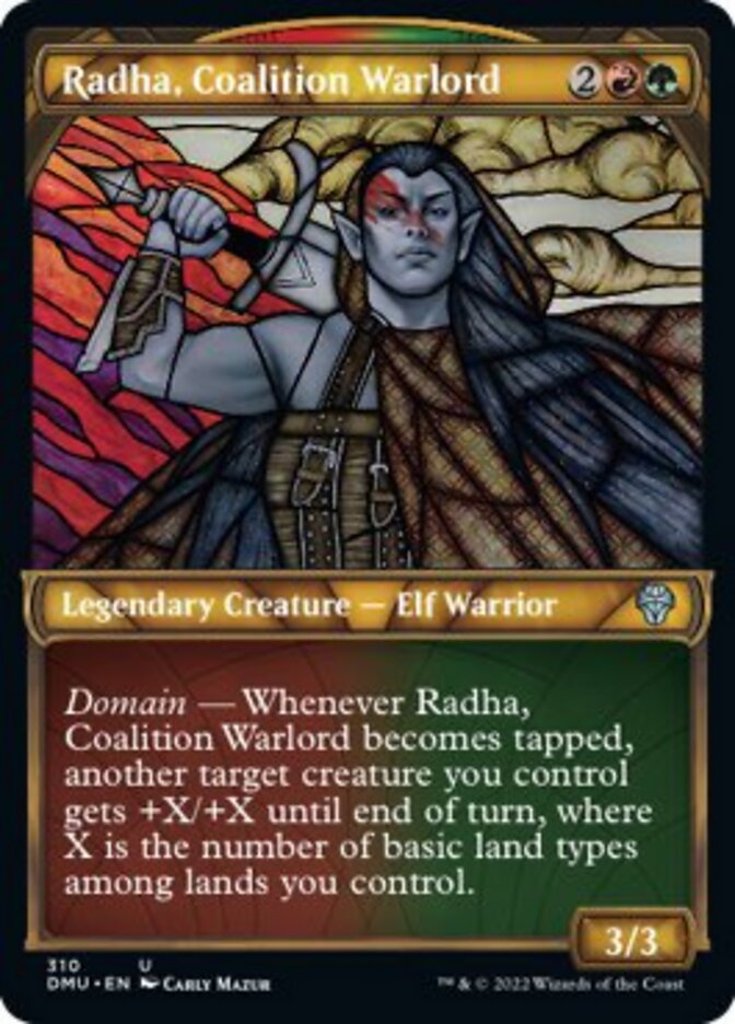 Radha, Coalition Warlord (Showcase) [Dominaria United] - The Mythic Store | 24h Order Processing