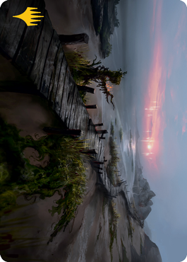 Deserted Beach Art Card (Gold-Stamped Signature) [Innistrad: Midnight Hunt Art Series] - The Mythic Store | 24h Order Processing