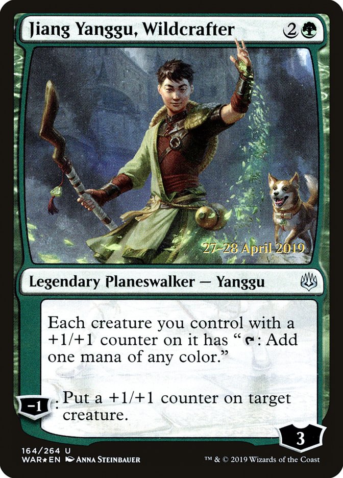 Jiang Yanggu, Wildcrafter [War of the Spark Prerelease Promos] - The Mythic Store | 24h Order Processing