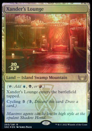 Xander's Lounge [Streets of New Capenna Prerelease Promos] - The Mythic Store | 24h Order Processing