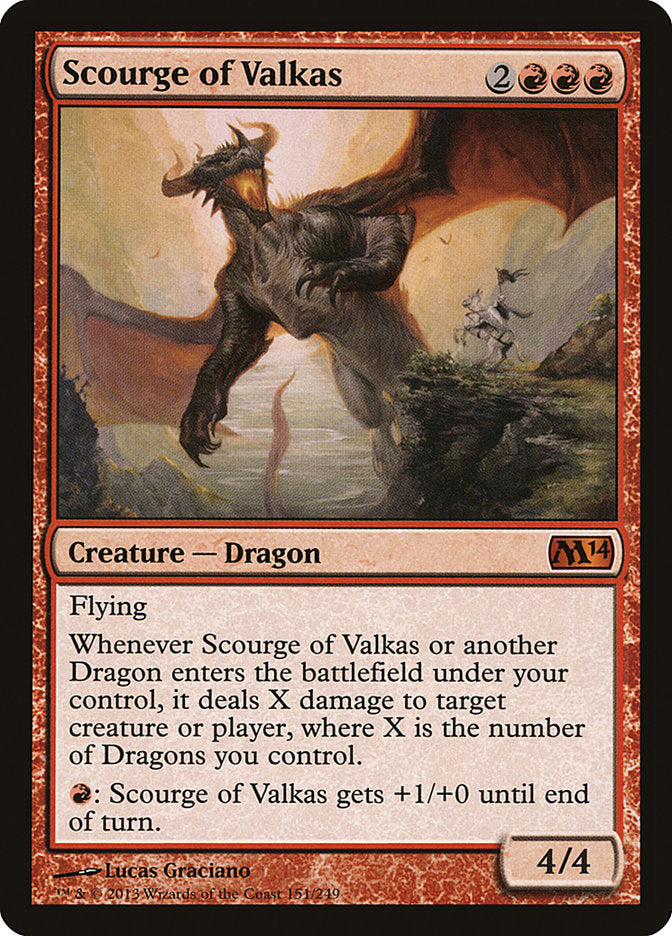 Scourge of Valkas [Magic 2014] - The Mythic Store | 24h Order Processing