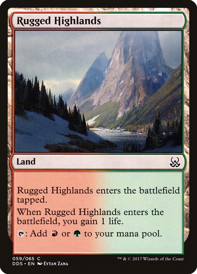 Rugged Highlands [Duel Decks: Mind vs. Might] - The Mythic Store | 24h Order Processing